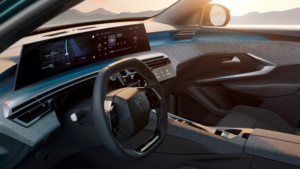 intérieur du Peugeot e-3008 // Source : Peugeot