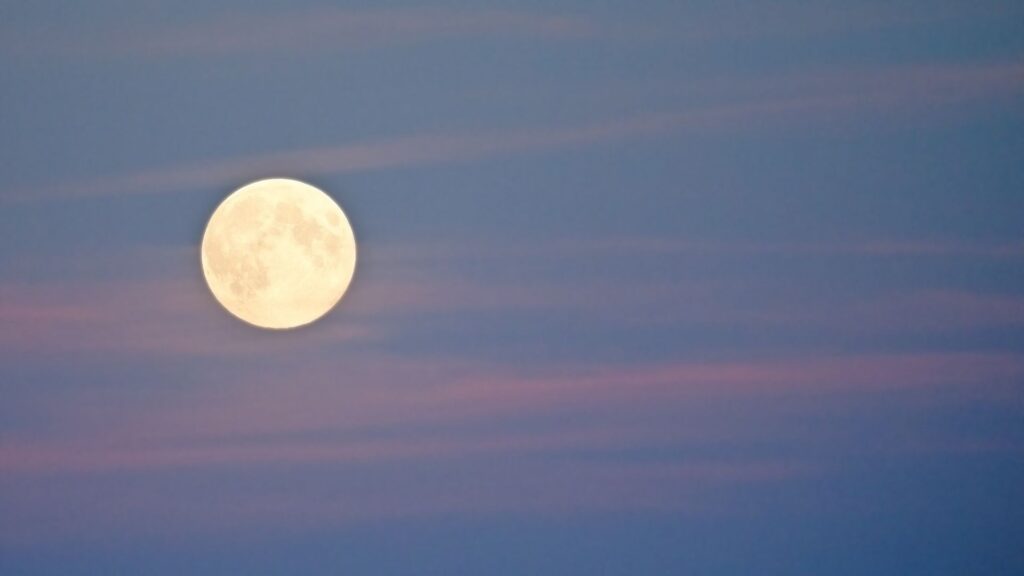 La pleine Lune. // Source : Canva La pleine Lune. // Source : Canva