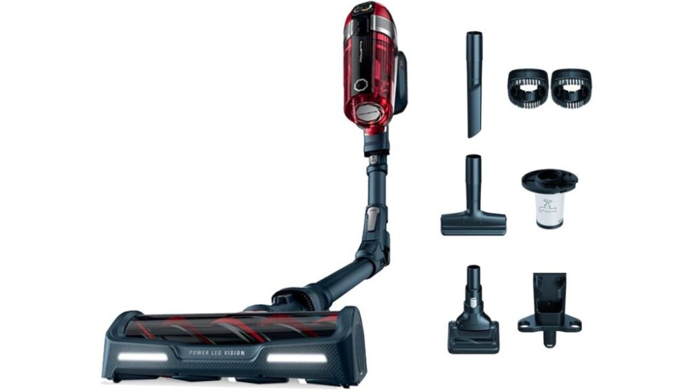 Le Rowenta X-Force Flex 11.60 s'équipe de plusieurs brosses, suceurs et accessoires Le Rowenta X-Force Flex 11.60 s'équipe de plusieurs brosses, suceurs et accessoires