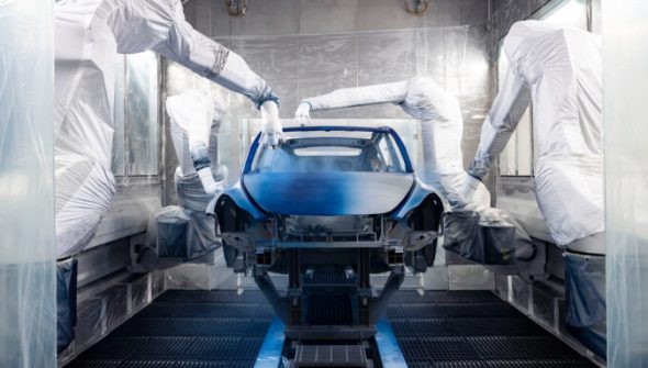 Tesla usine du Texas // Source : Tesla Tesla usine du Texas // Source : Tesla