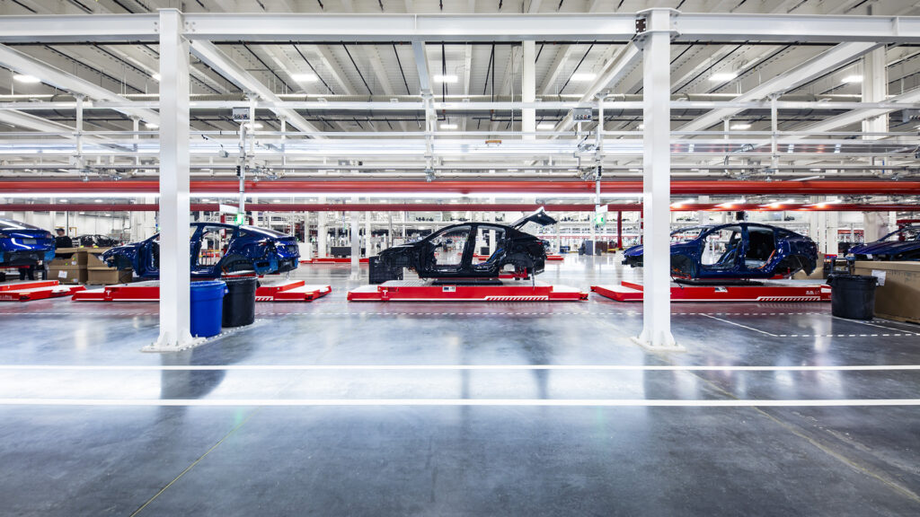 Gigafactory Tesla // Source : Tesla Gigafactory Tesla // Source : Tesla