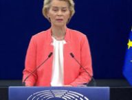 Ursula von der Leyen - discours 13/08/23 // Source : Extrait vidéo Union européenne Ursula von der Leyen - discours 13/08/23 // Source : Extrait vidéo Union européenne