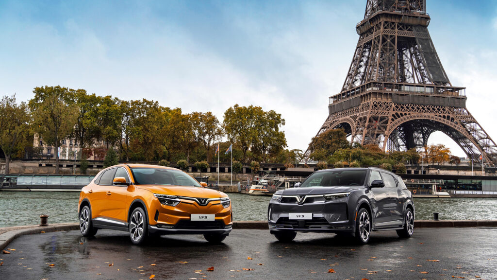 Vinfast VF8 et VF9 en France (2023) // Source : Vinfast Vinfast VF8 et VF9 en France (2023) // Source : Vinfast