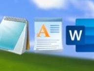 Microsoft NotePad, WordPad et Word. // Source : Microsoft Microsoft NotePad, WordPad et Word. // Source : Microsoft