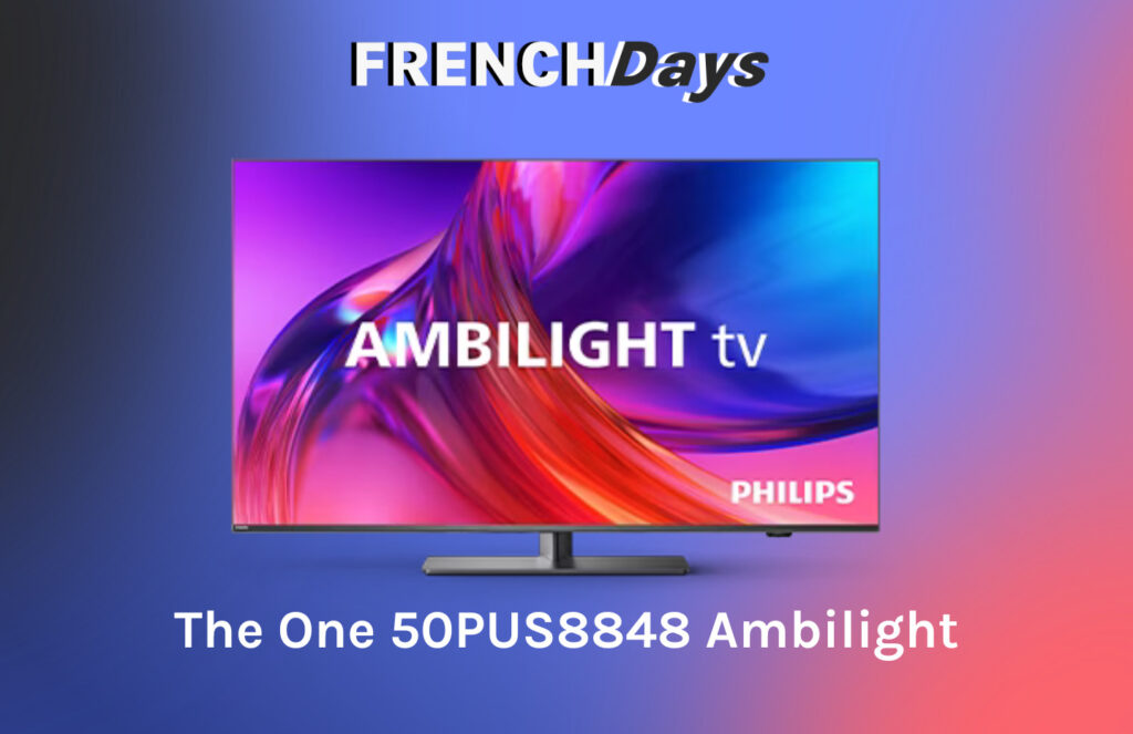 L'Ambilight peut aussi seulement projeté une lumière d'appoint // Source : Philips L'Ambilight peut aussi seulement projeté une lumière d'appoint // Source : Philips