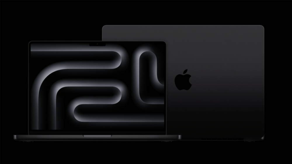 MacBook Pro avec puce M3 // Source : Apple MacBook Pro avec puce M3 // Source : Apple