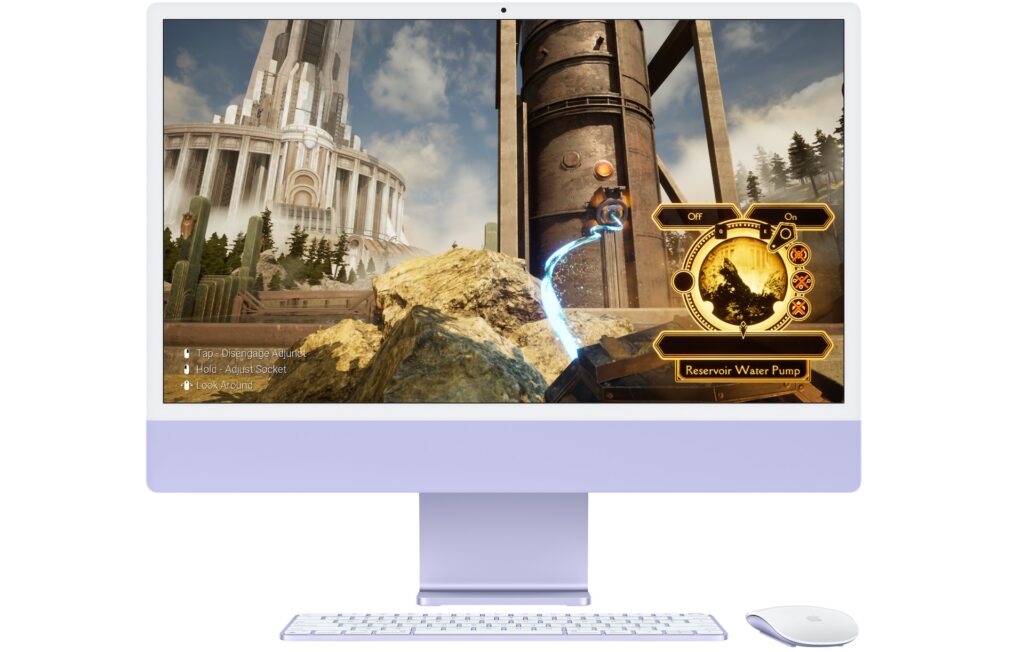 Apple iMac avec puce M3 // Source : Apple Apple iMac avec puce M3 // Source : Apple