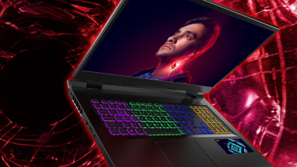 L'Acer Nitro possède un style très gaming // Source : Acer L'Acer Nitro possède un style très gaming // Source : Acer