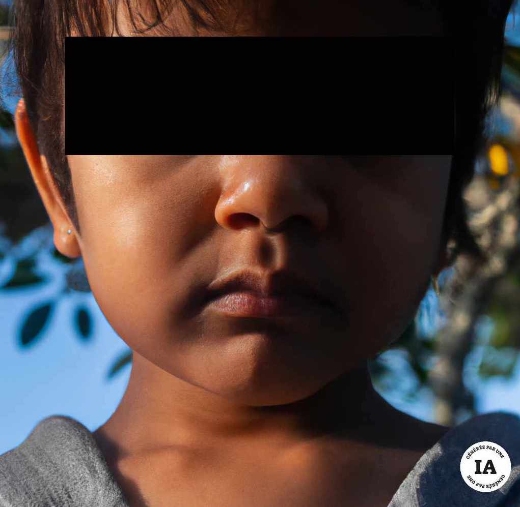 Une image d'enfant généré par intelligence artificielle // Source : Numerama Une image d'enfant généré par intelligence artificielle // Source : Numerama