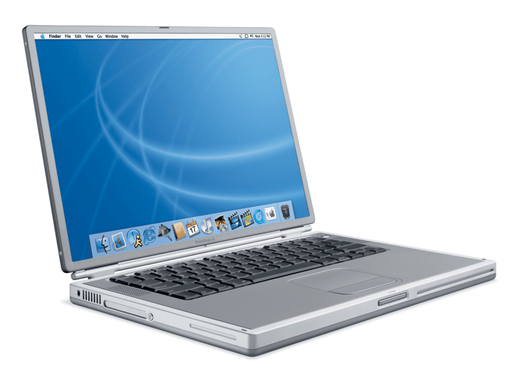 Le PowerBook G4 de 2005 est le dernier avant l'apparition des MacBook. Le PowerBook G4 de 2005 est le dernier avant l'apparition des MacBook.