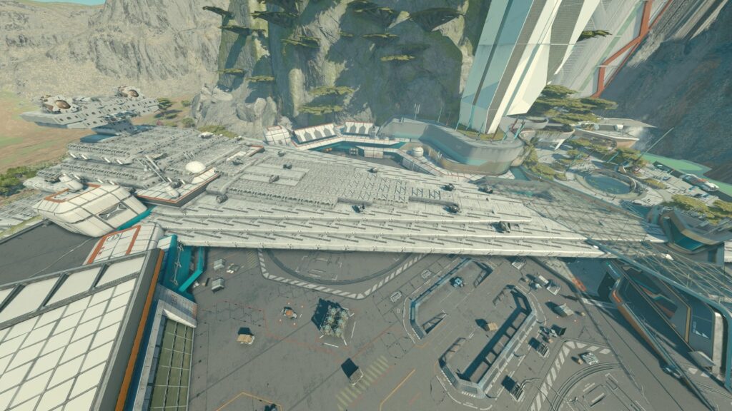 L’Imperial Star Destroyer dans Starfield // Source : Reddit L’Imperial Star Destroyer dans Starfield // Source : Reddit