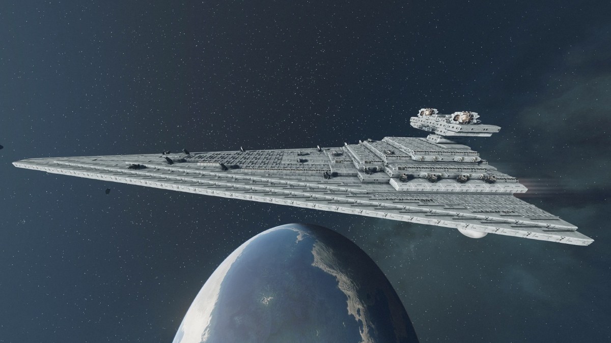 L’Imperial Star Destroyer dans Starfield // Source : Reddit L’Imperial Star Destroyer dans Starfield // Source : Reddit