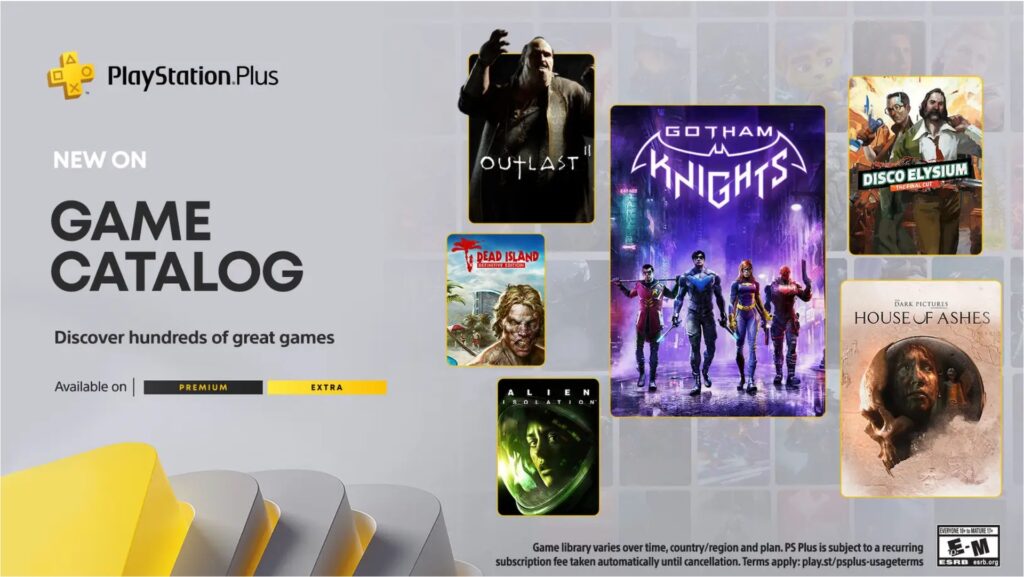 PlayStation Plus Extra en octobre 2023 // Source : Sony