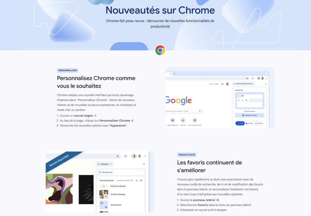 Google Chrome communique lui-même sur son nouveau design, preuve qu'il n'a pas été lancé par erreur. Google Chrome communique lui-même sur son nouveau design, preuve qu'il n'a pas été lancé par erreur.