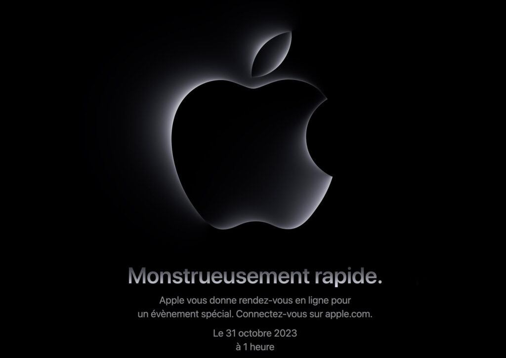 L'invitation d'Apple. L'invitation d'Apple.