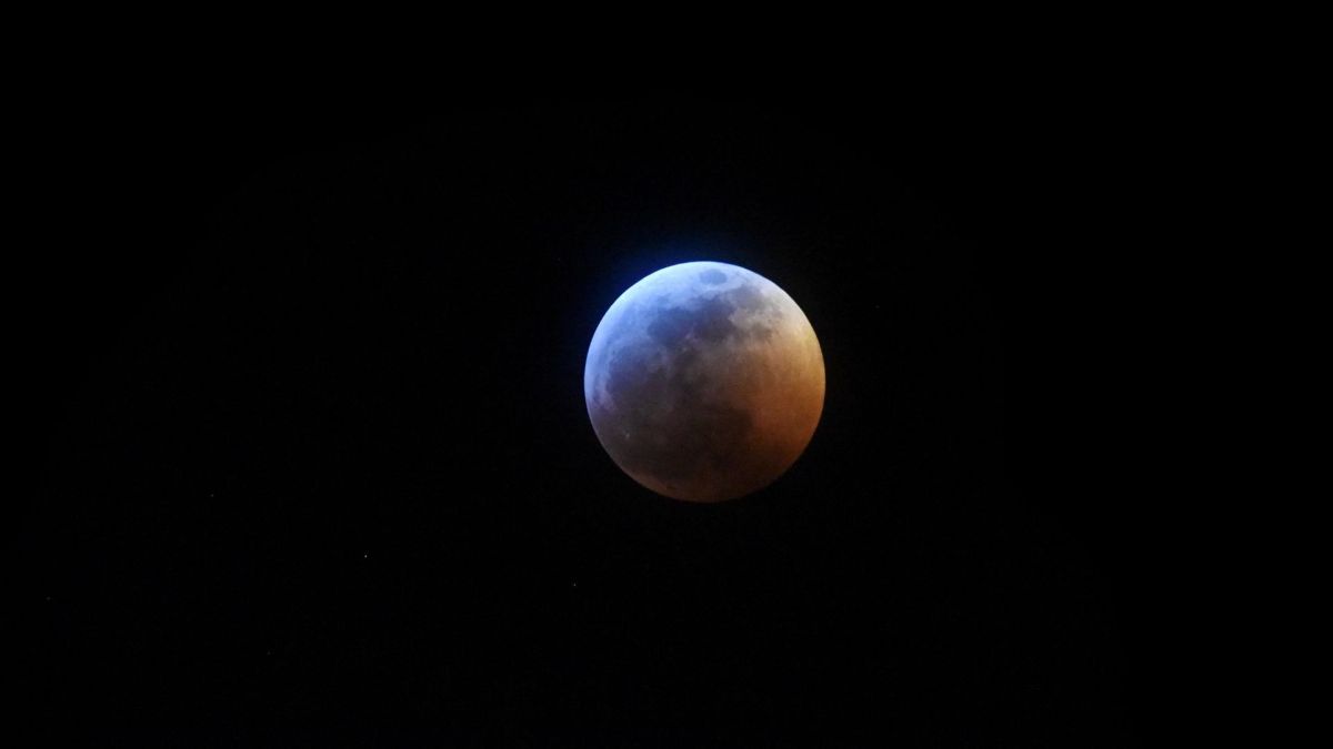 Éclipse lunaire partielle. // Source : Canva Éclipse lunaire partielle. // Source : Canva