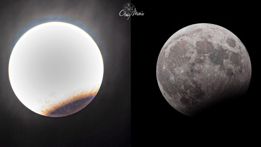 La même phase de l'éclipse, photographiée différemment. // Source : APOD/Orazio Mezzio La même phase de l'éclipse, photographiée différemment. // Source : APOD/Orazio Mezzio