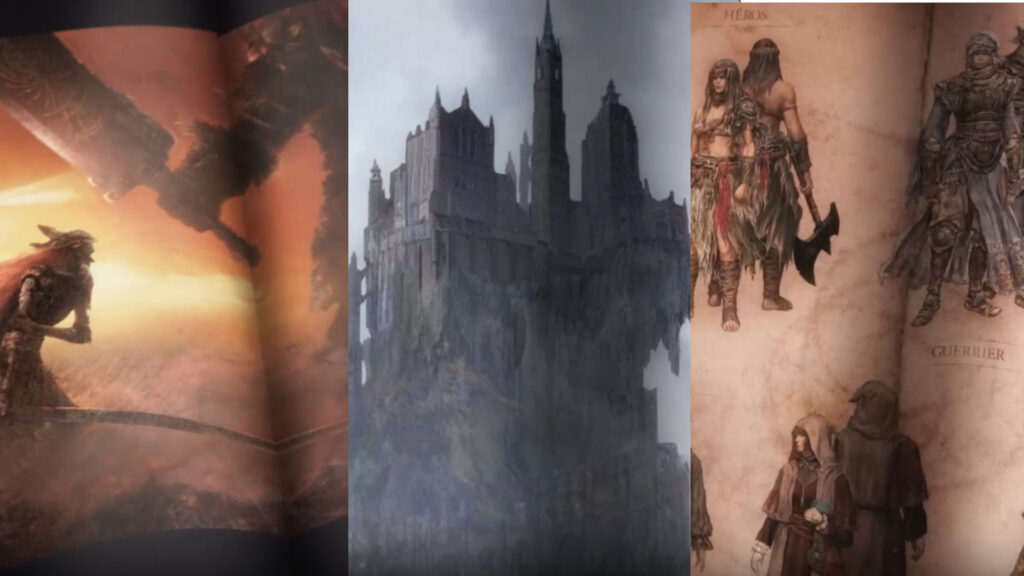 Elden Ring se dévoile à travers les superbes ilustrations des artbooks // Source : ManaBooks Elden Ring se dévoile à travers les superbes ilustrations des artbooks // Source : ManaBooks