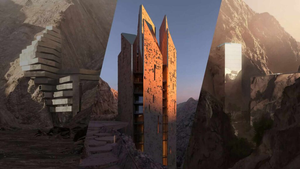 Leyja, le nouveau projet de Neom, en Arabie saoudite // Source : Neom Leyja, le nouveau projet de Neom, en Arabie saoudite // Source : Neom