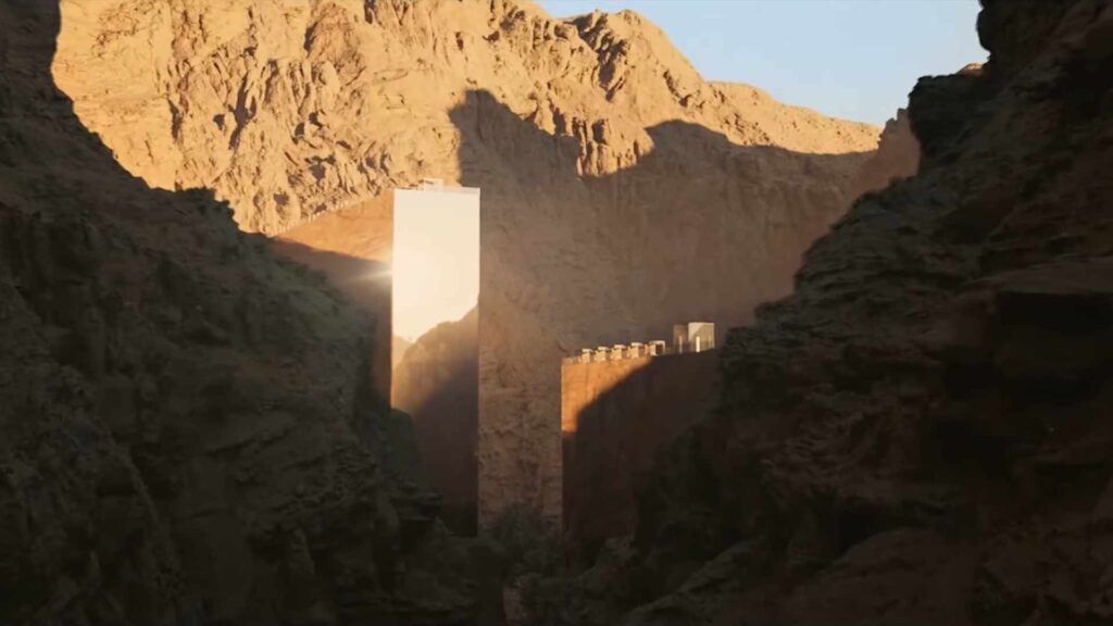 Un projet d'hôtel à Leyja // Source : Neom Un projet d'hôtel à Leyja // Source : Neom