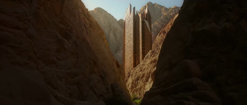 Un des futurs hôtels de Leyja // Source : Neom / YouTube Un des futurs hôtels de Leyja // Source : Neom / YouTube