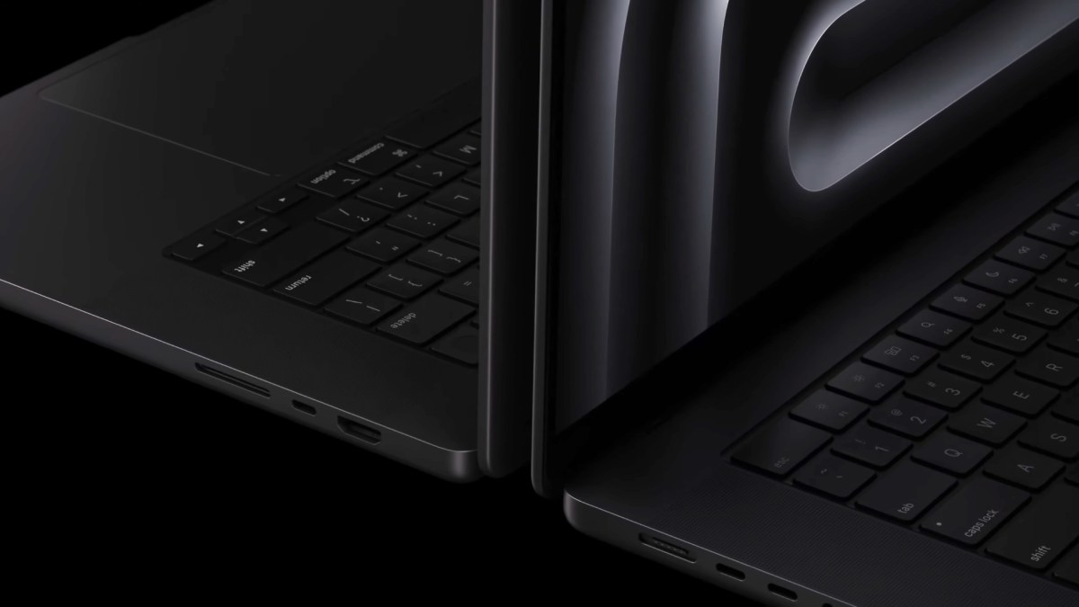 MacBook Pro en Space Black. // Source : Apple MacBook Pro en Space Black. // Source : Apple