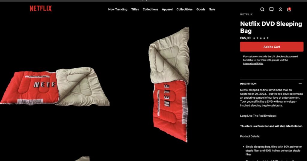 Source : Le shop officiel de Netflix Source : Le shop officiel de Netflix