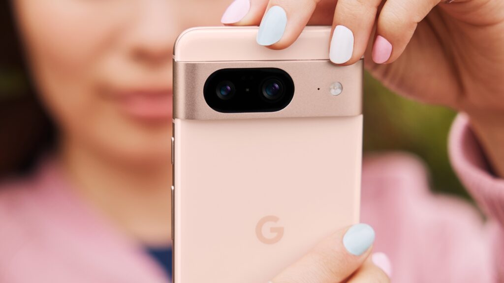 Le Google Pixel 8. // Source : Google Le Google Pixel 8. // Source : Google