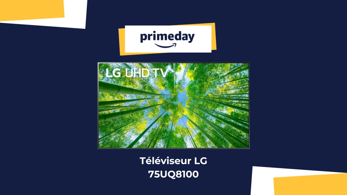 téléviseur 75 pouces LG // Source : Numerama téléviseur 75 pouces LG // Source : Numerama