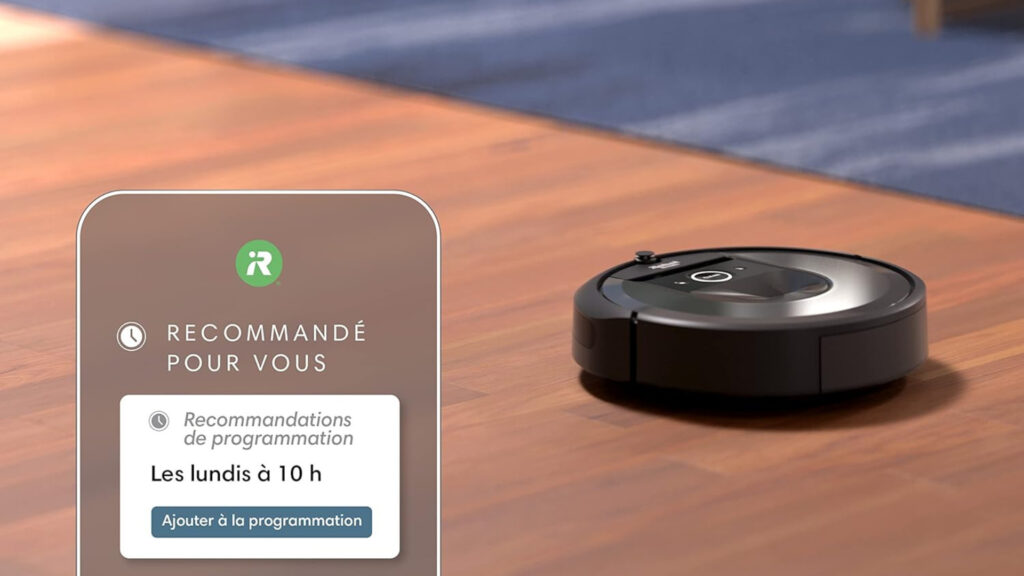 Vous pouvezprogrammer des routines de ménage à l'avance // Source : iRobot Vous pouvezprogrammer des routines de ménage à l'avance // Source : iRobot