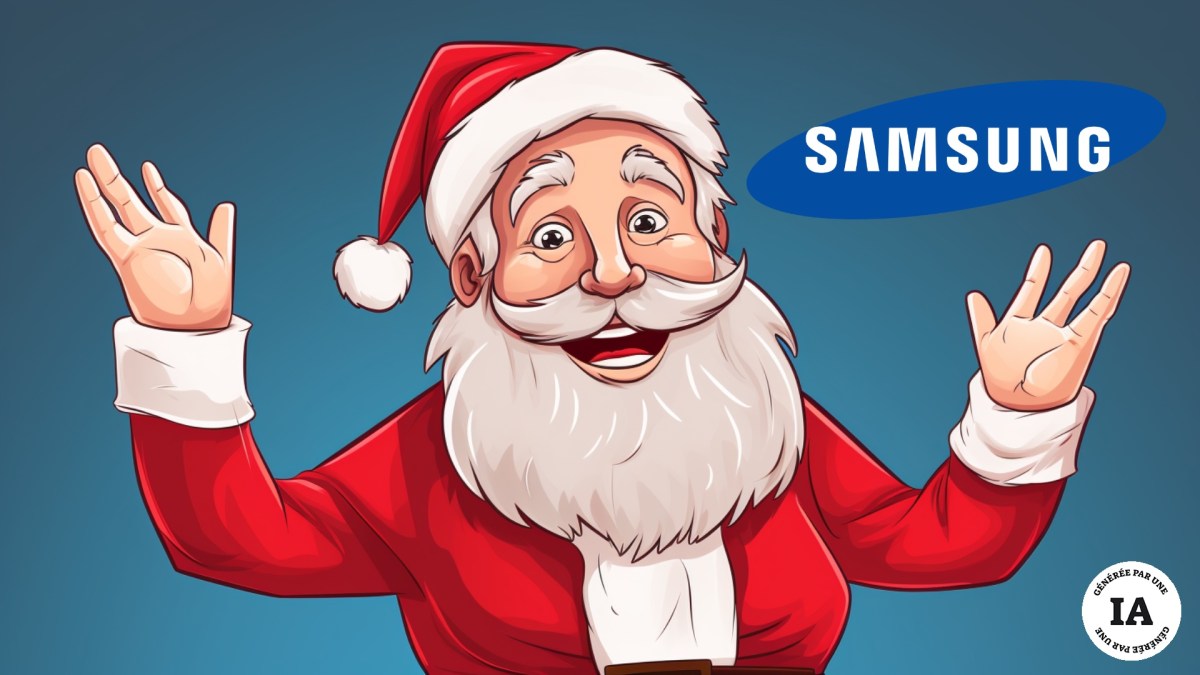 Le père Samsung. // Source : Numerama avec Midjourney Le père Samsung. // Source : Numerama avec Midjourney