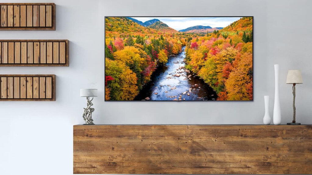 Vous pouvez accrochez le TV aux murs, via des attaches murales // Source : Samsung Vous pouvez accrochez le TV aux murs, via des attaches murales // Source : Samsung