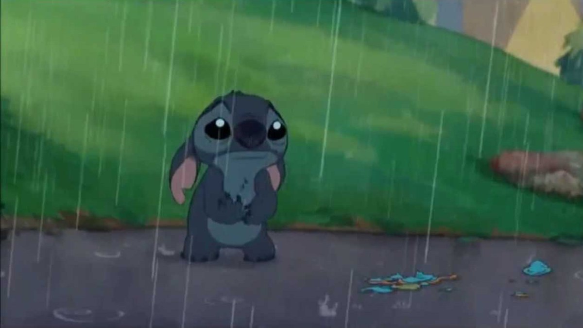 Triste sous la pluie // Source : Extrait Lilo & Stitch Triste sous la pluie // Source : Extrait Lilo & Stitch