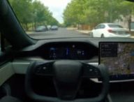 Démonstration conduite autonome FSD V12 // Source : Extrait vidéo Tesla Démonstration conduite autonome FSD V12 // Source : Extrait vidéo Tesla
