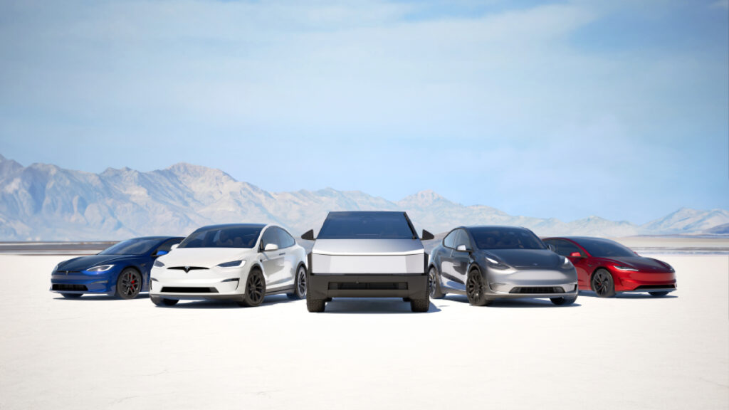 Tesla, tous les modèles // Source : Tesla Tesla, tous les modèles // Source : Tesla
