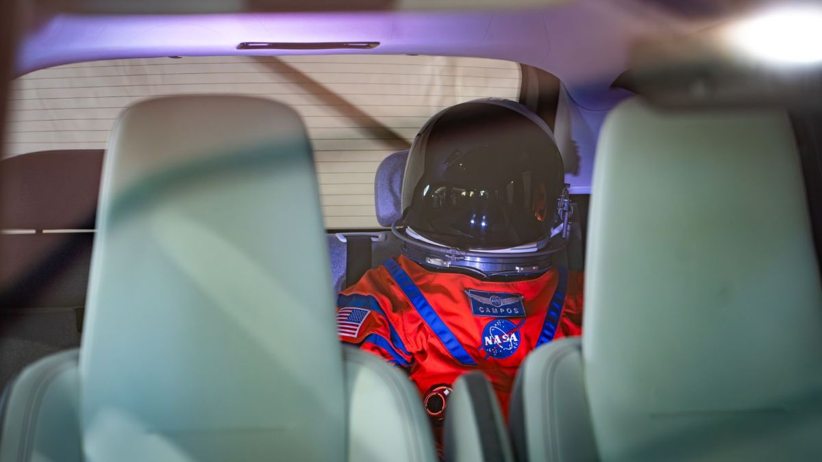Voiture électrique du programme Artémis. // Source : Nasa/Canoo Voiture électrique du programme Artémis. // Source : Nasa/Canoo
