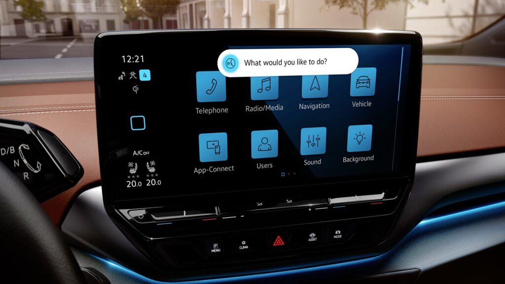Des débuts compliqués pour le logiciel VW // Source : Volkswagen