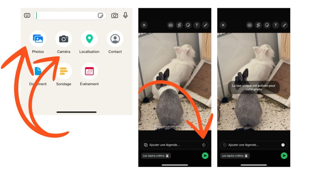 Comment envoyer une photo éphémère sur WhatsApp Comment envoyer une photo éphémère sur WhatsApp