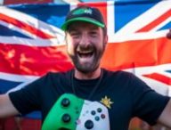 Un fan de Xbox avec un drapeau anglais // Source : Numerama, avec Midjourney Un fan de Xbox avec un drapeau anglais // Source : Numerama, avec Midjourney