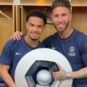 Warren Zaïre Emery et Sergio Ramos, du PSG. // Source : Instagram Warren Zaïre Emery et Sergio Ramos, du PSG. // Source : Instagram