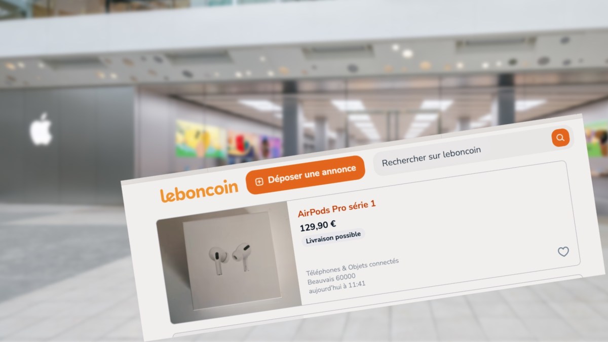 Apple Leboncoin // Source : Numerama Apple Leboncoin // Source : Numerama