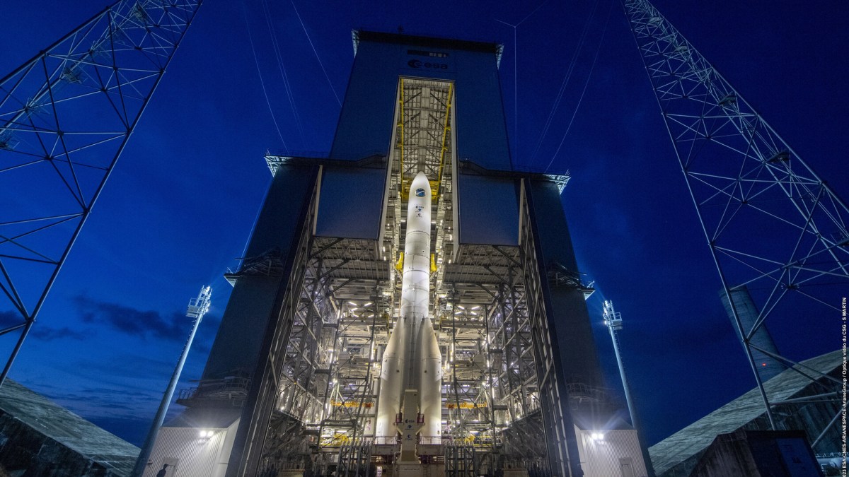 Source : ESA/CNES/Arianespace/ArianeGroup/Optique video du CSG-S. Martin Source : ESA/CNES/Arianespace/ArianeGroup/Optique video du CSG-S. Martin