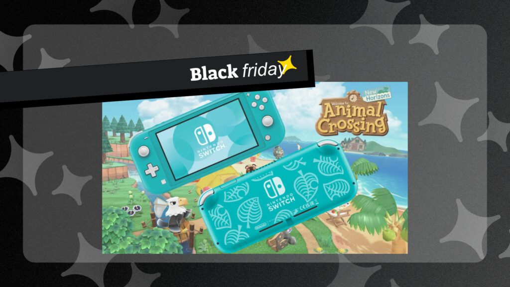 Switch Lite ACNH // Source : Montage Numerama Switch Lite ACNH // Source : Montage Numerama