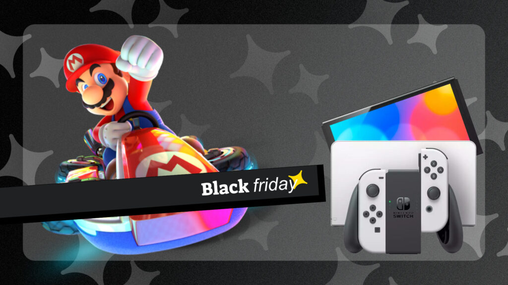 Pack Mario Kart 8 Deluxe et Sitch OLED // Source : Montage Numerama Pack Mario Kart 8 Deluxe et Sitch OLED // Source : Montage Numerama