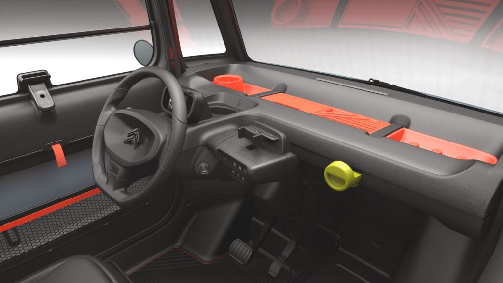 Nouvel intérieur de Citroën Ami Pop // Source : Citroën Nouvel intérieur de Citroën Ami Pop // Source : Citroën