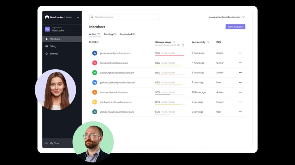 Avec NordLocker, vous pouvez protéger vos documents dans un coffre-fort numérique, et les partager de manière sécurisée avec vos proches // Source : NordVPN Avec NordLocker, vous pouvez protéger vos documents dans un coffre-fort numérique, et les partager de manière sécurisée avec vos proches // Source : NordVPN