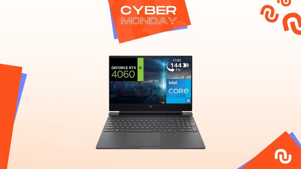 Pour le Cyber Monday, le PC gamer HP Victus 15-fa1019nf est à moins de 800 € // Source : montage Numerama