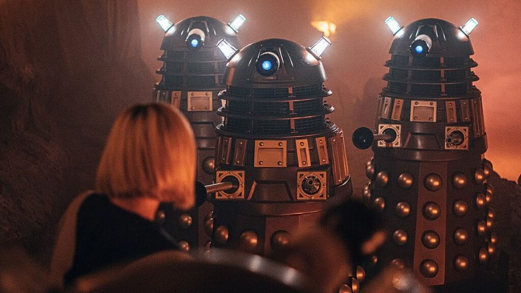 Les daleks. // Source : BBC Les daleks. // Source : BBC