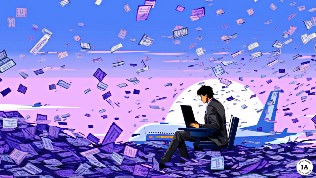 40Go de données provenant de Boeing ont fuité après la cyberattaque. // Source : Numerama avec Midjourney 40Go de données provenant de Boeing ont fuité après la cyberattaque. // Source : Numerama avec Midjourney