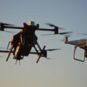 L'intercepteur de drone, déployé pour les JO, en action. // Source : CS GROUP L'intercepteur de drone, déployé pour les JO, en action. // Source : CS GROUP